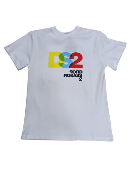 T-shirt Drop Season2  maxi logo colorato b14