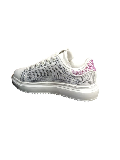 Sneakers donna ICON riempita di strass 682