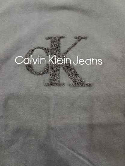 T-shirt Calvin Klein logo in spugna Over