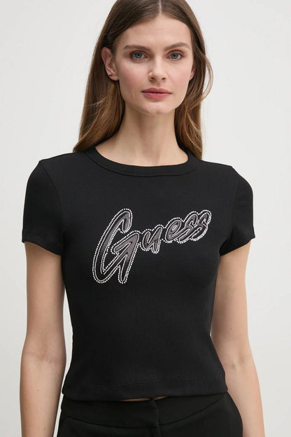 T-shirt Guess con dettagli mini borchie 0h1