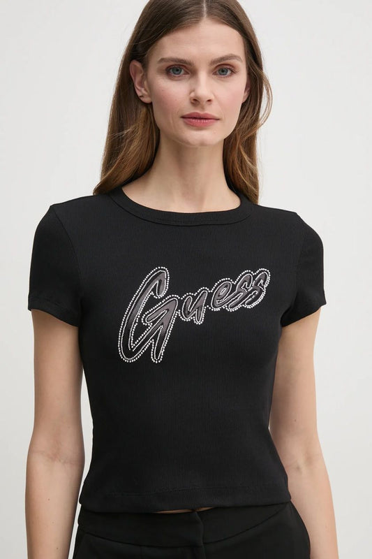 T-shirt Guess con dettagli mini borchie 0h1