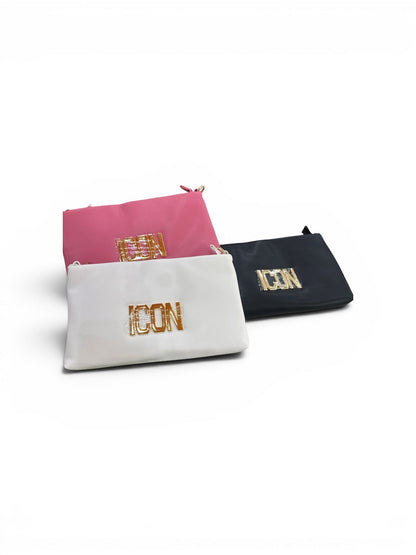 Borsetta  ICON Grace logo placcato oro a02