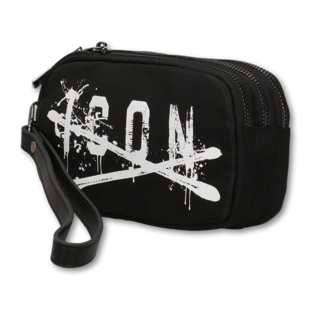 Pochette ICON in tessuto nick black 668