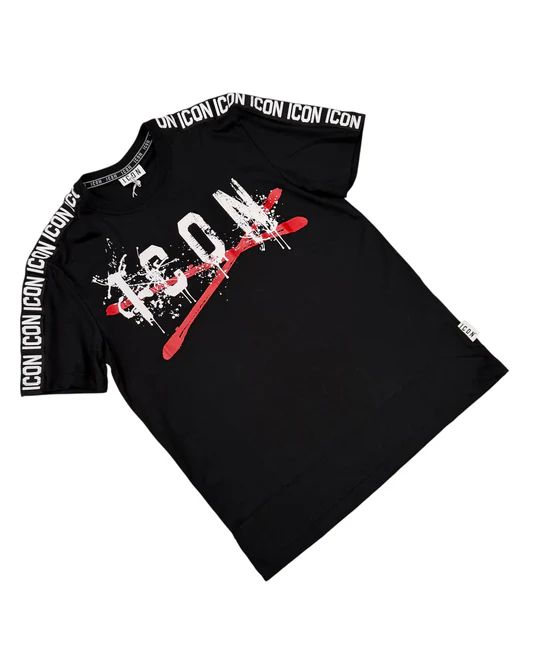 T-shirt ICON  C LOGO X BANDE 017