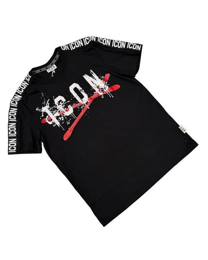 T-shirt ICON  C LOGO X BANDE 017