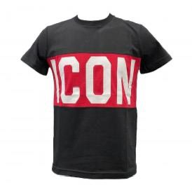 T-shirt  ICON Srtipe maxi logo 014