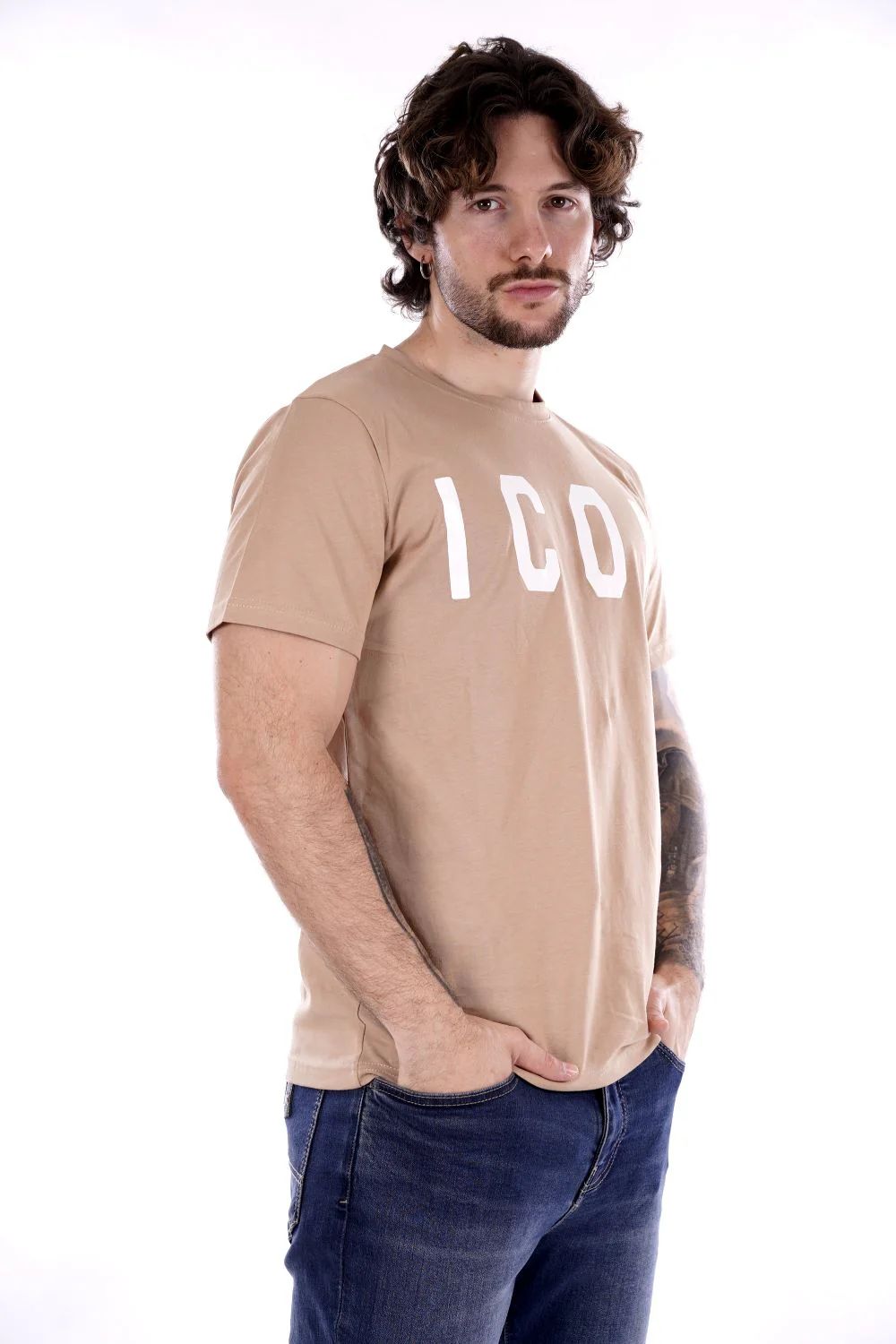 T-shirt ICON BASIC LOGO GRANDE 001