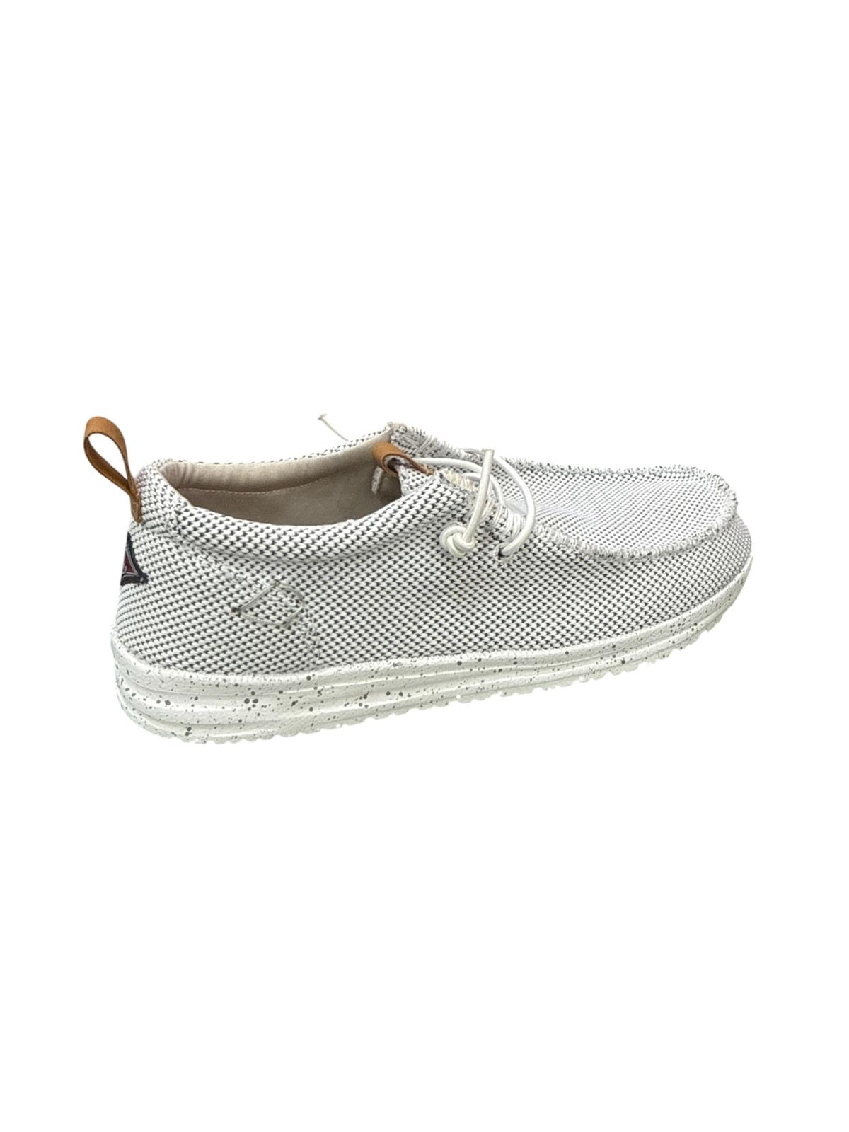 Mocassino Bear in tela WHITE