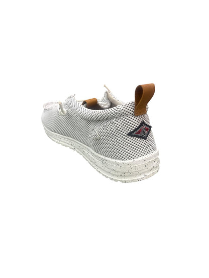 Mocassino Bear in tela WHITE