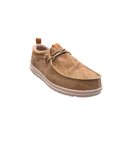 Mocassino BEAR in tela Light Brown