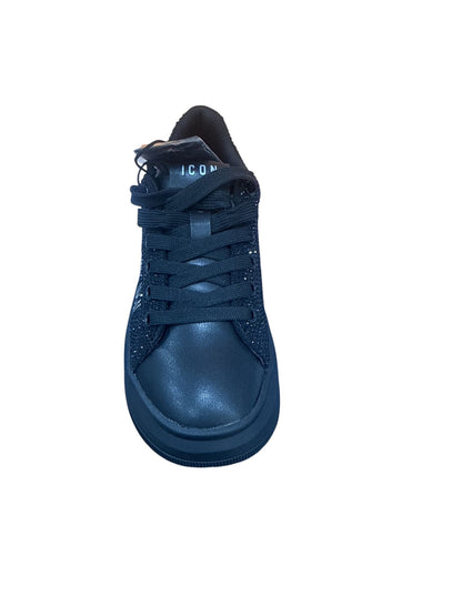 Sneakers ICON Glitterata Nera e Bianca