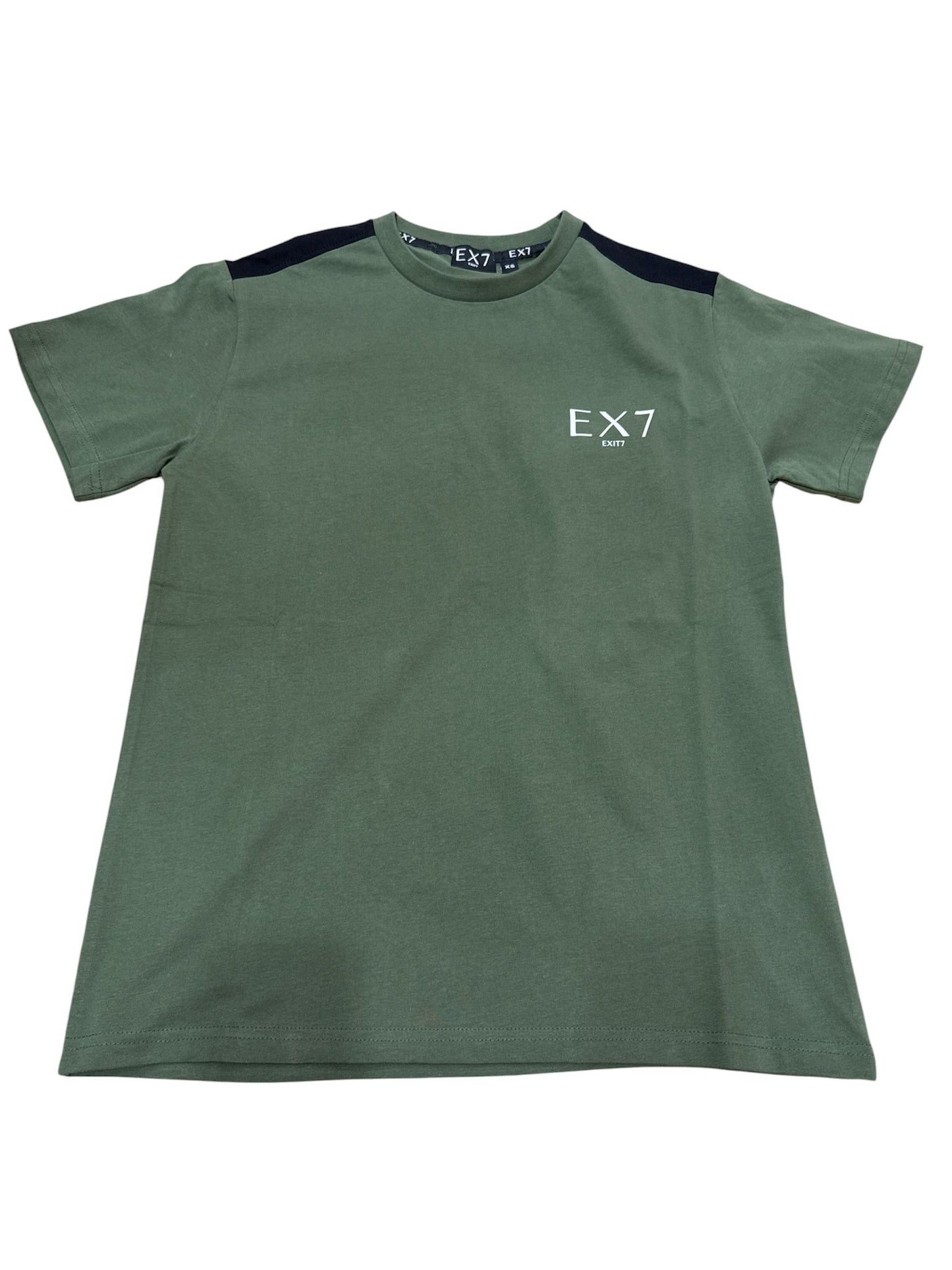 T-SHIRT EXIT logo in stampa besic striscia in spal