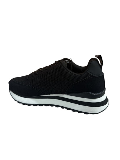 Scarpe ICON uomo in tessuto e camoscio con logo 12