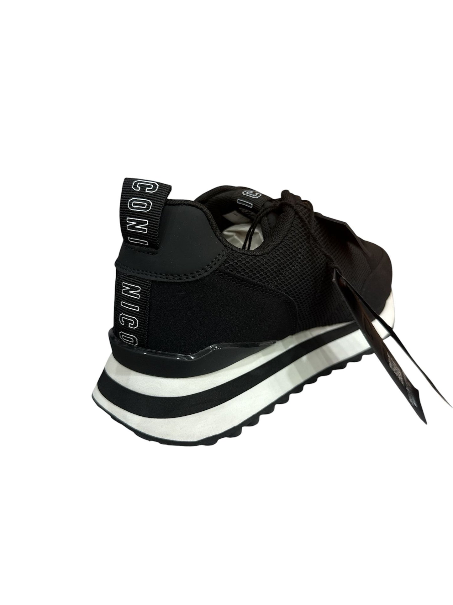 Scarpe ICON uomo in tessuto e camoscio con logo 12