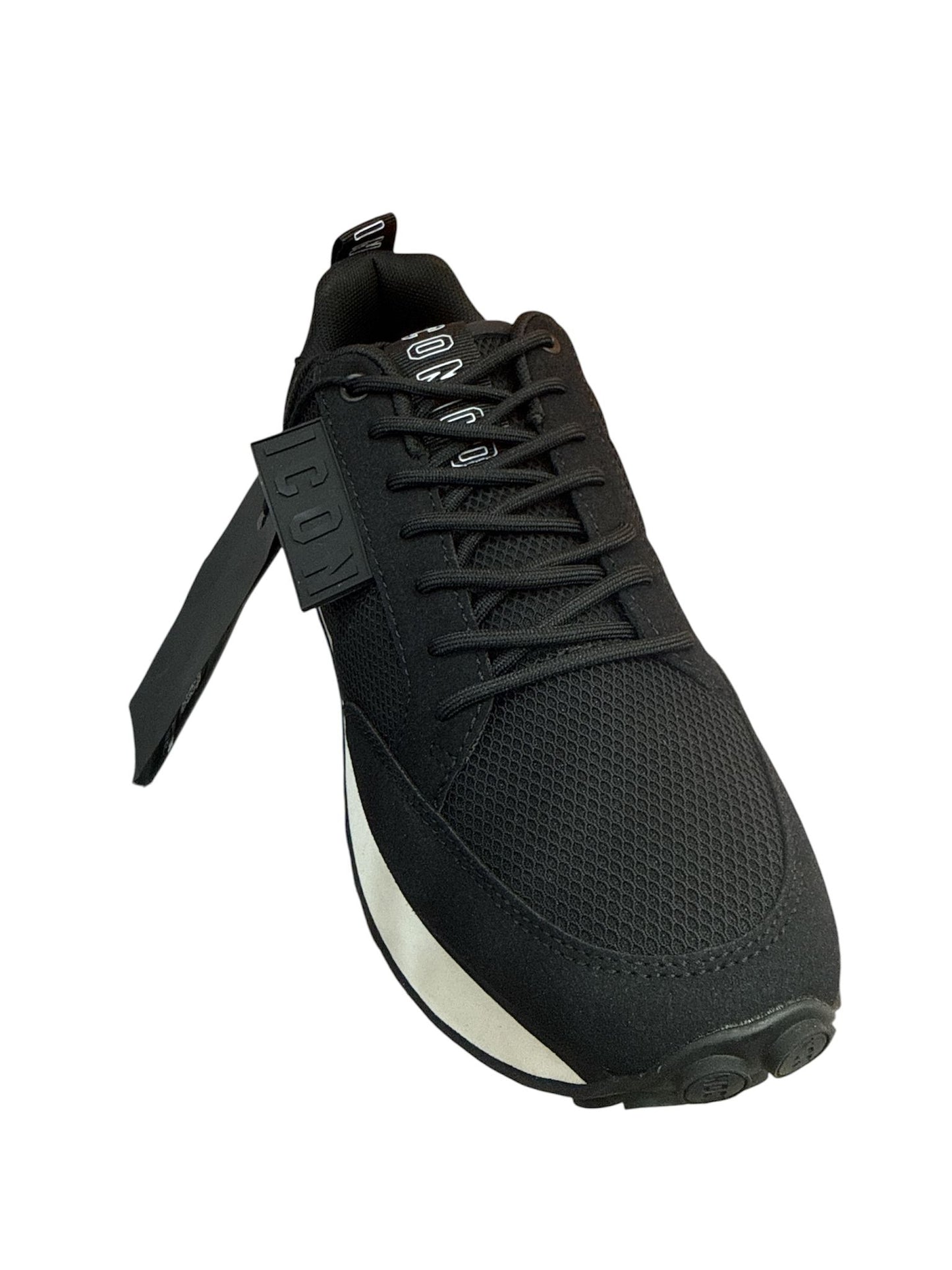 Sneakers ICON in ecopelle in sbavature