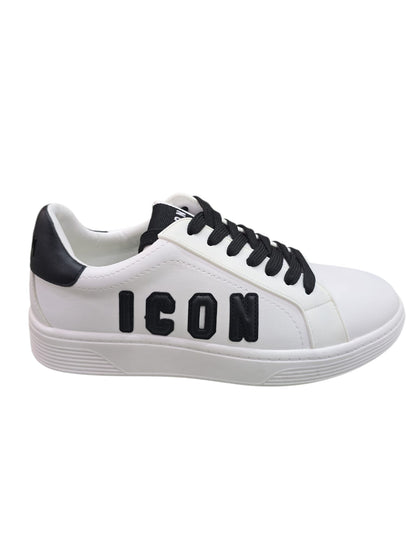 Sneakers ICON Donna maxi logo a rilievo ricamato