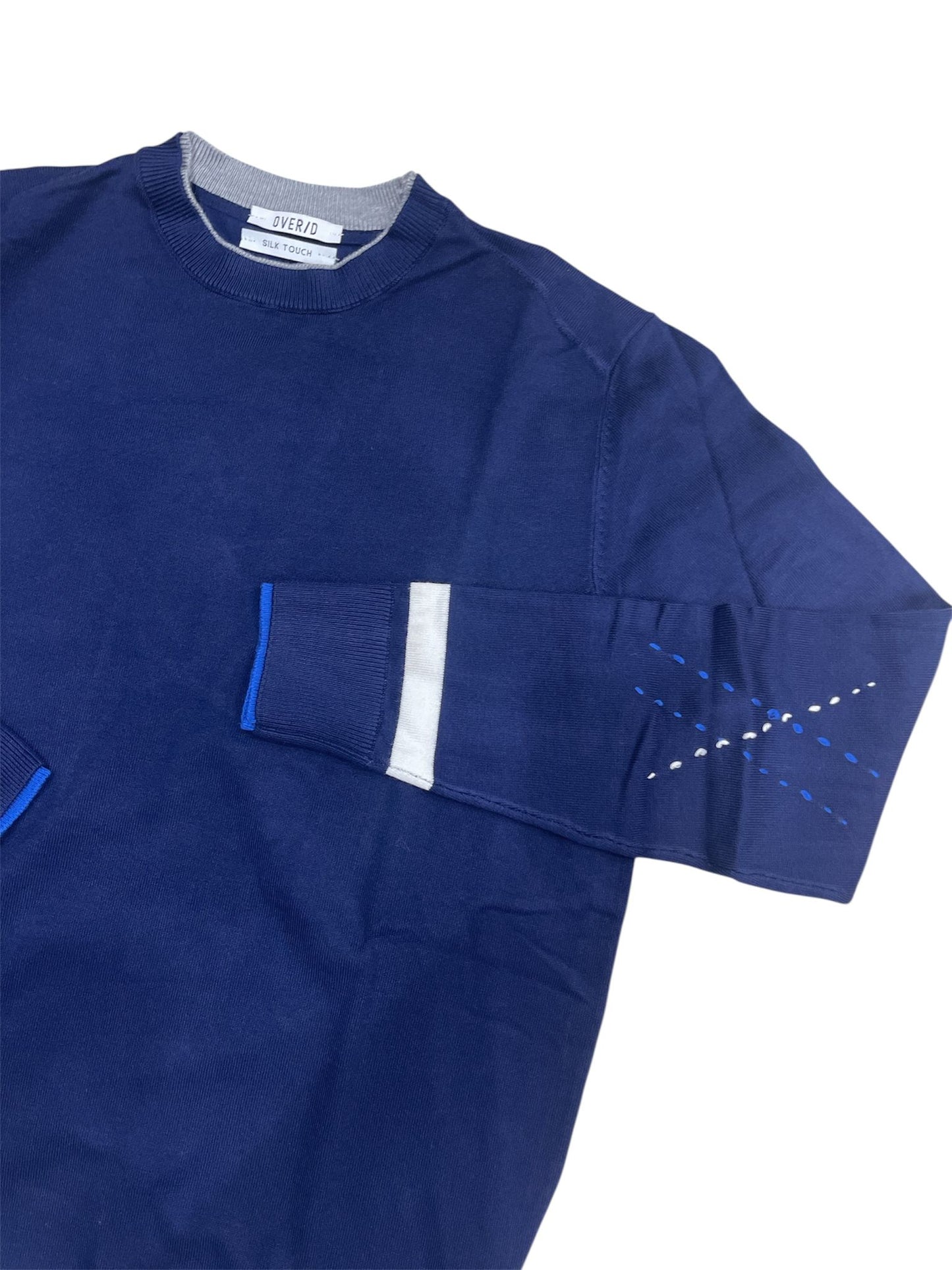 Maglione OVER/D con girocollo grigio