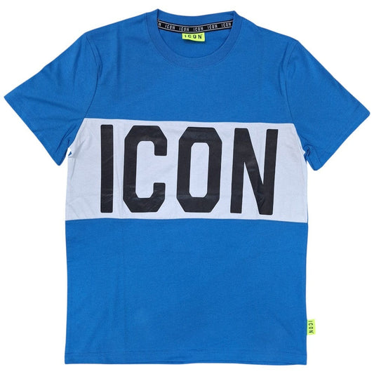 T-shirt ICON con logo centrale in Nero
