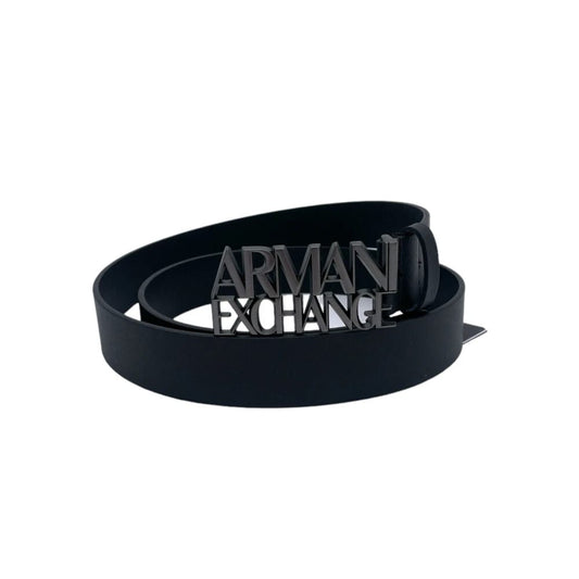 Cintura ARMANI EXCHANGE Nera unisex in acciaio