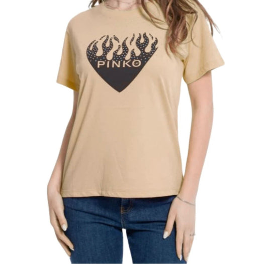 T-shirt PINKO con strass
