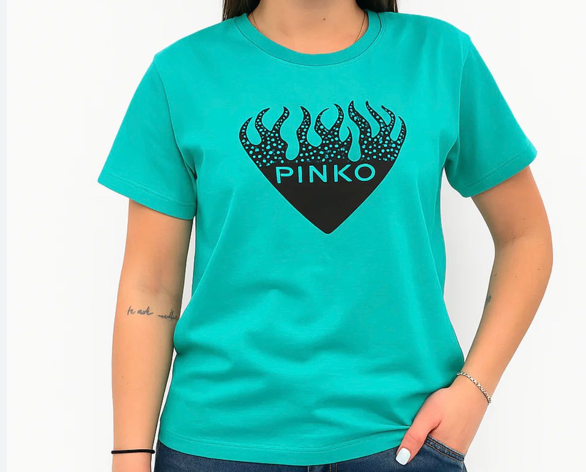 T-shirt PINKO con strass