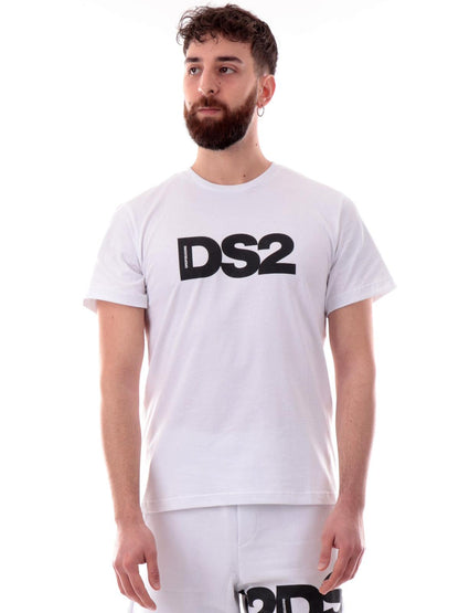 T-shirt DROPSEASON2 con logo centrale
