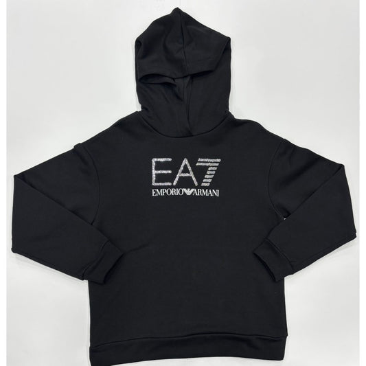 Felpa Emporio Armani Donna cappuccio e strass