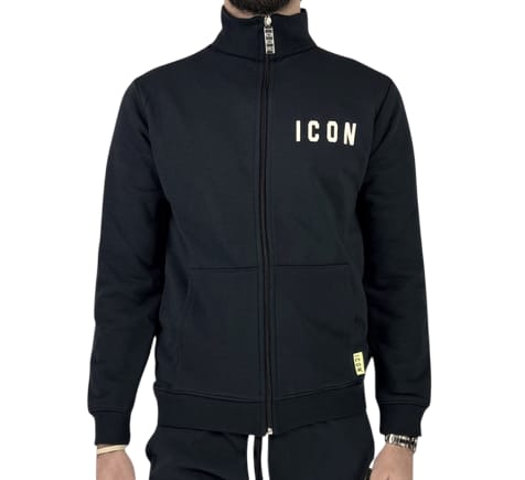 Felpa ICON Collo Alto C/Zip Basica