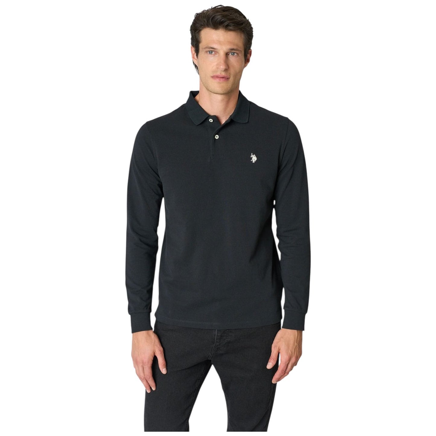 Polo U.S POLO ASSN manica lunga logo basic