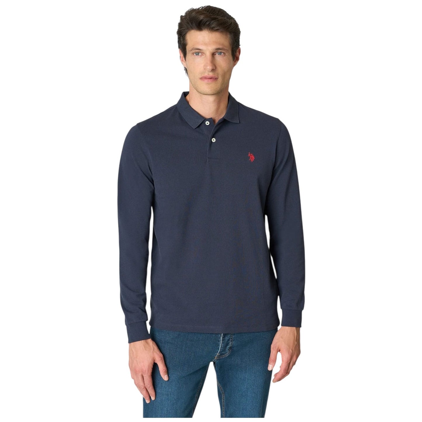 Polo U.S POLO ASSN manica lunga logo basic