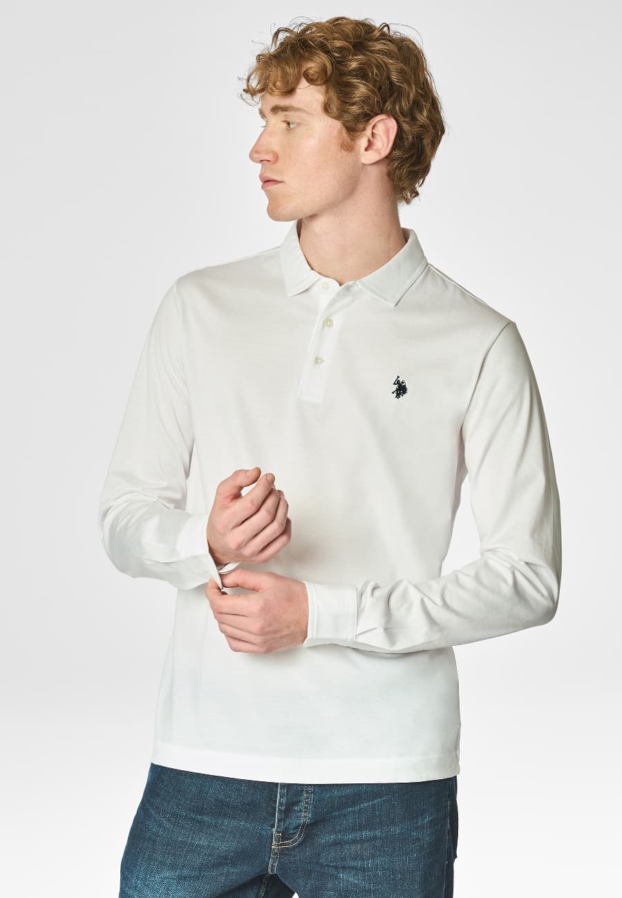 Polo U.S POLO ASSN manica lunga logo basic