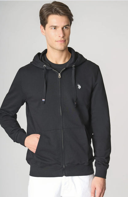 Felpa con cappuccio e Zip U.S POLO ASSN