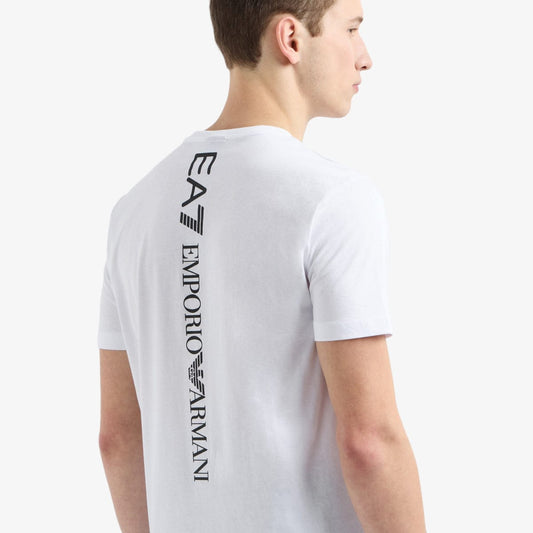T-SHIRT Emporio Armani con logo verticale dietro