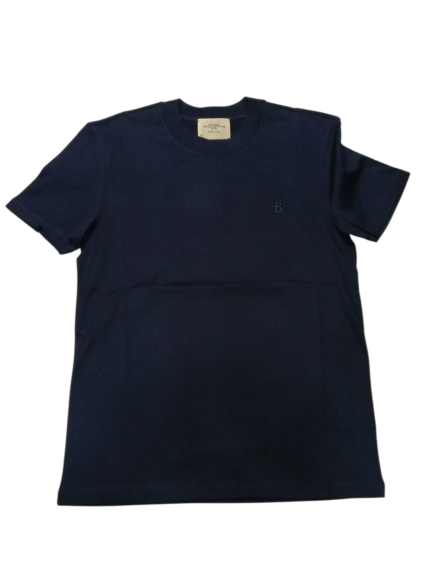 T-shirt BALLANTYNE in filo di scozzia, logo cucito