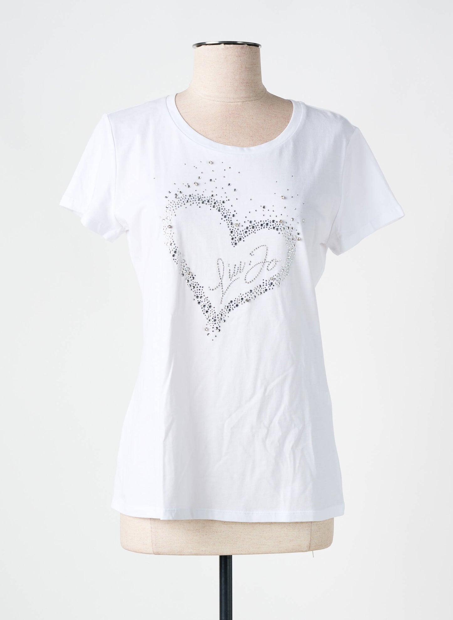 T-shirt LIU-JO in cotone  con strass