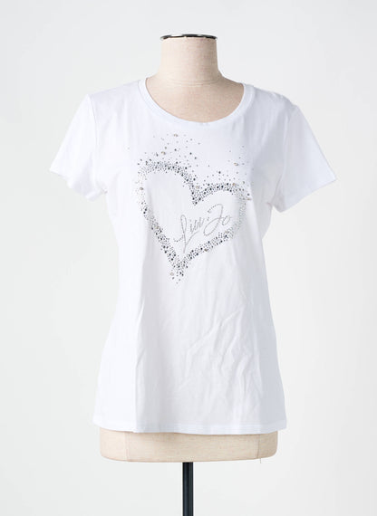 T-shirt LIU-JO in cotone  con strass
