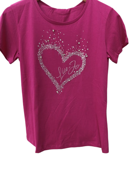 T-shirt LIU-JO in cotone  con strass