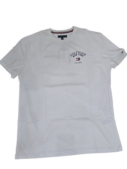 t-shirt TOMMY HILFIGER con logo stampato 610
