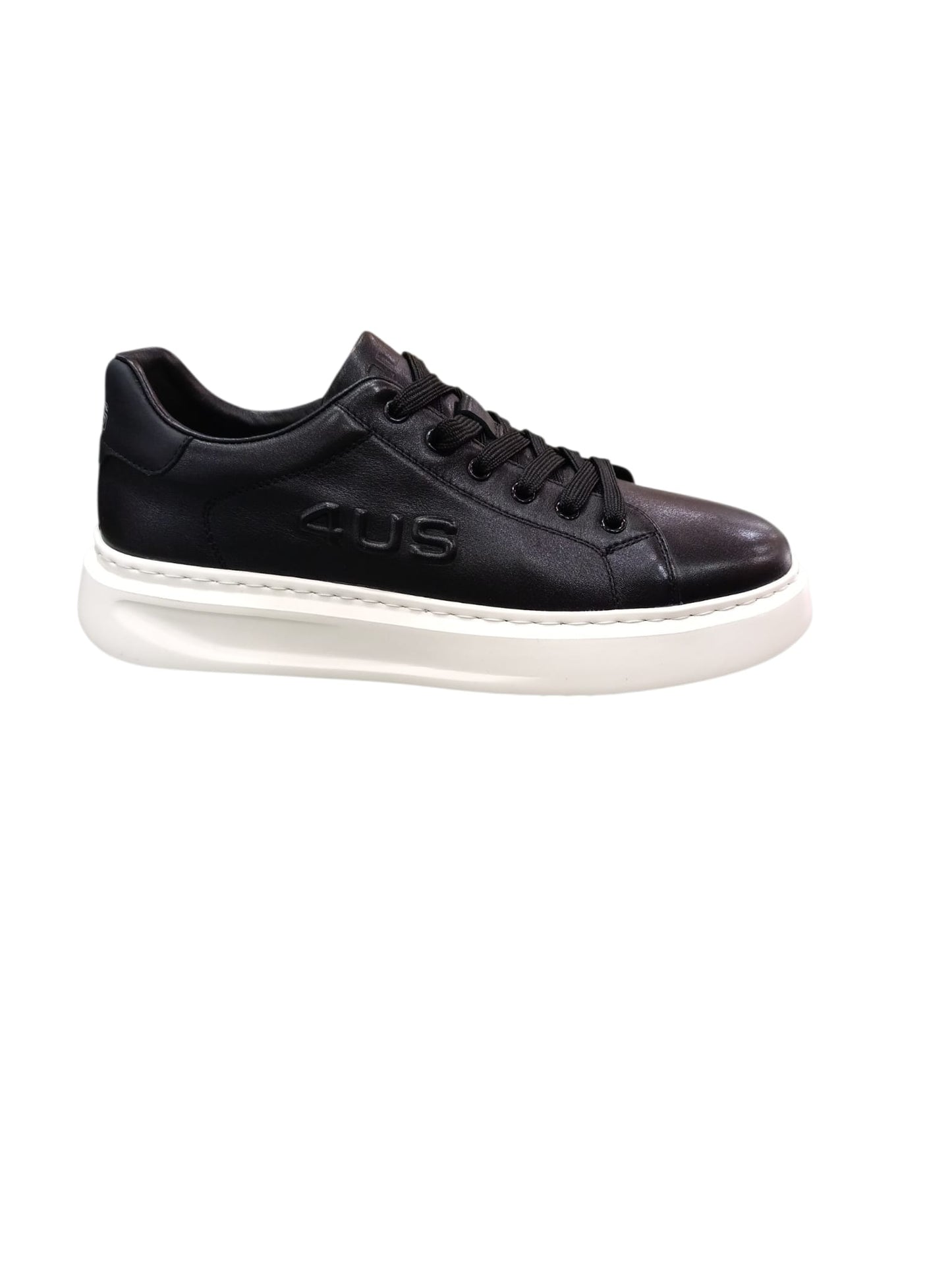 Scarpe in vera pelle 4US PACIOTTI con logo rilievo