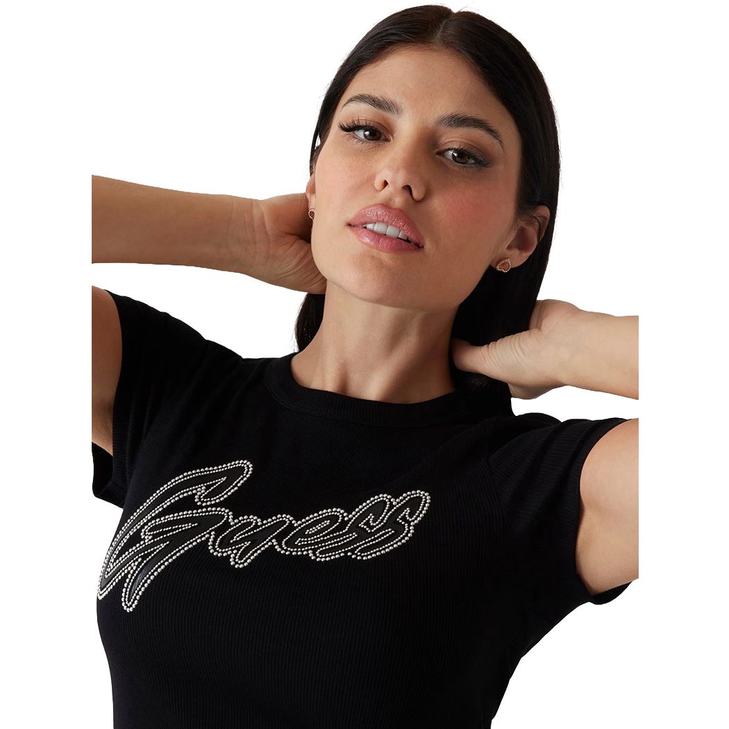 T-shirt Guess con dettagli mini borchie 0h1