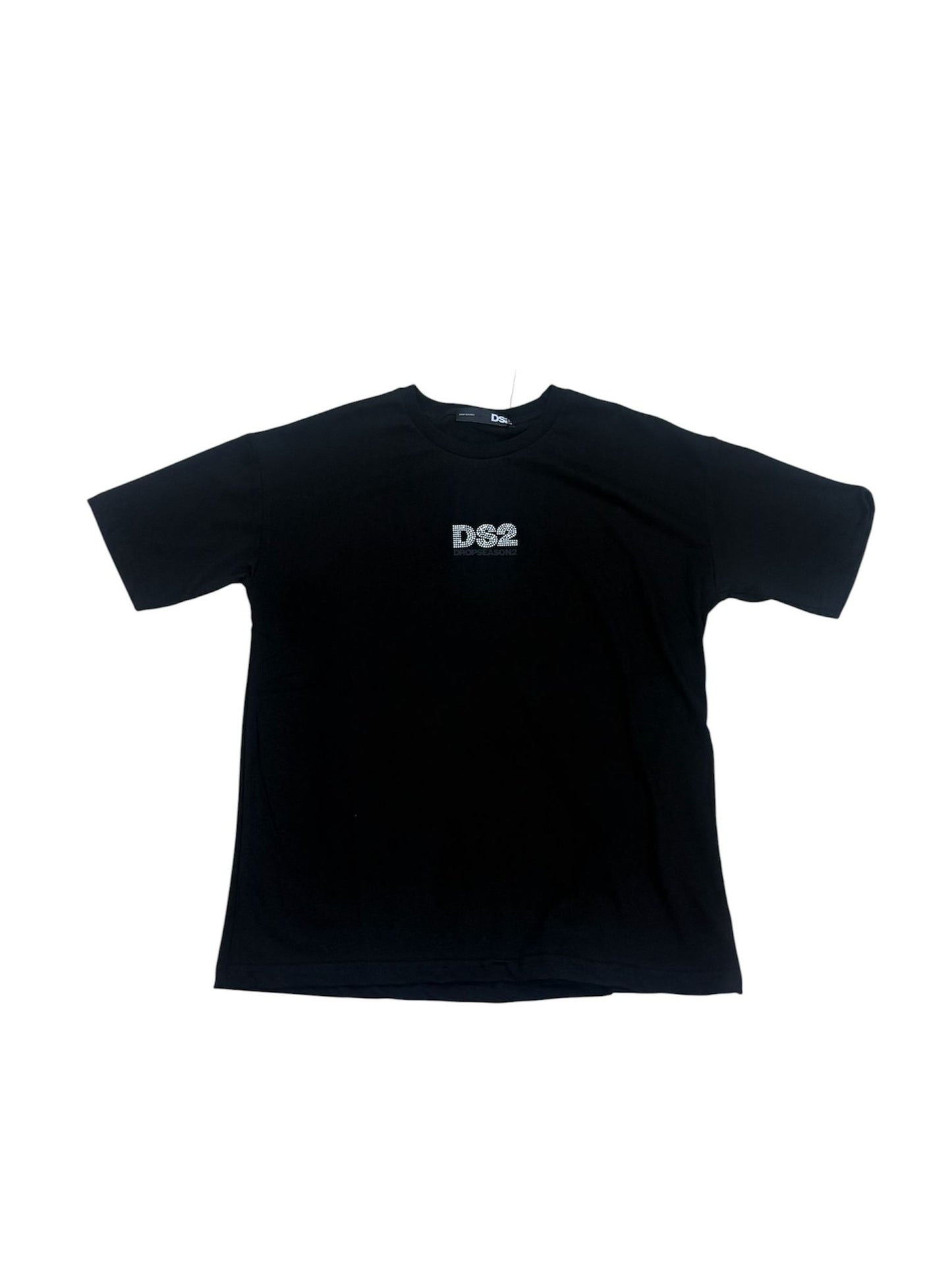 Maxi t-shirt donna DS2 con logo strassato 527