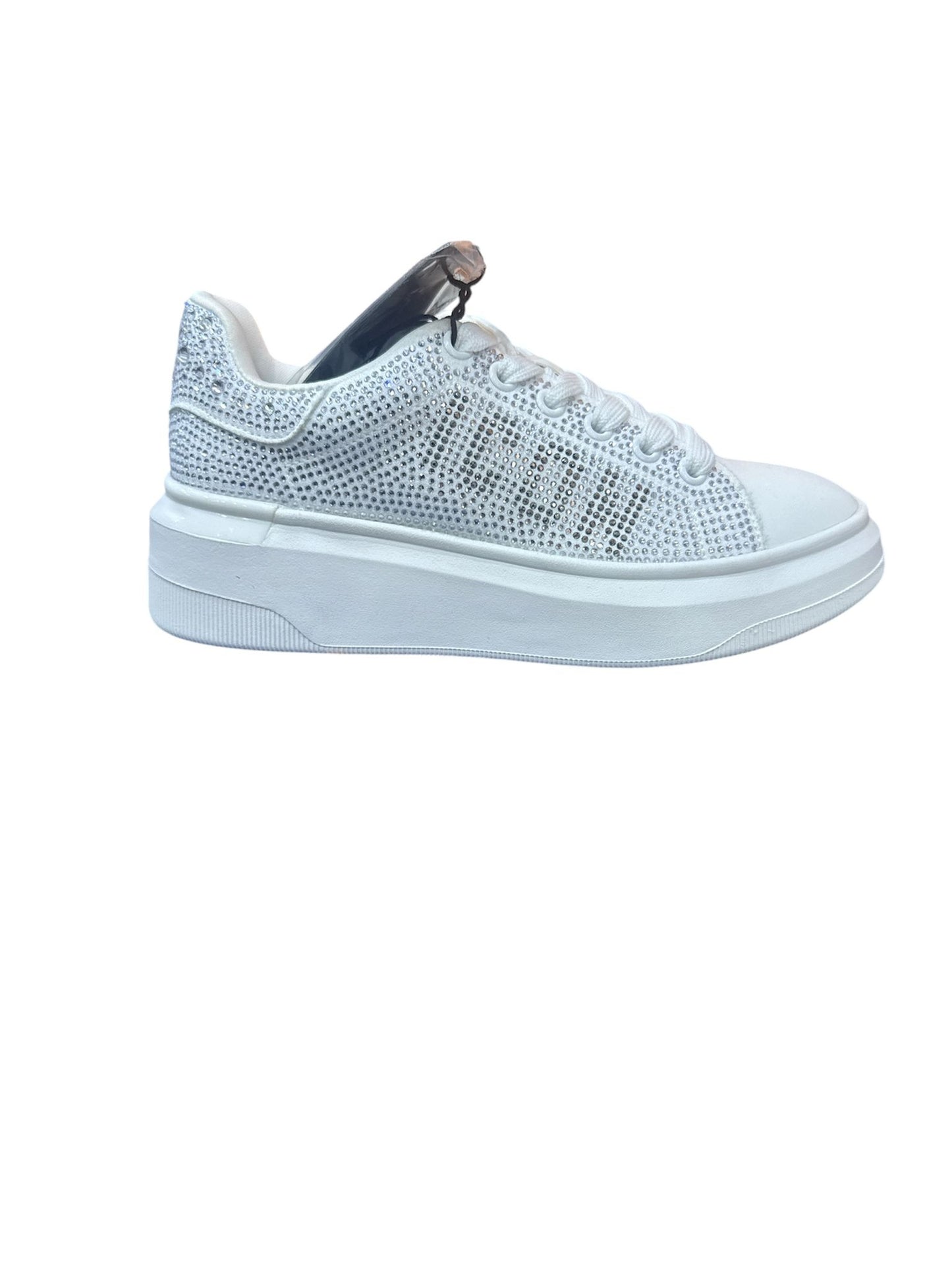 Sneakers ICON Glitterata Nera e Bianca
