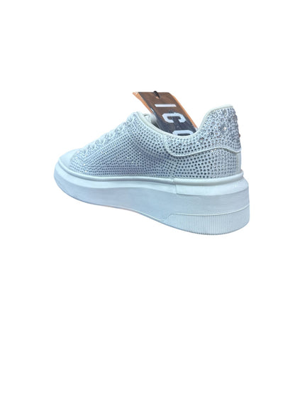 Sneakers ICON Glitterata Nera e Bianca