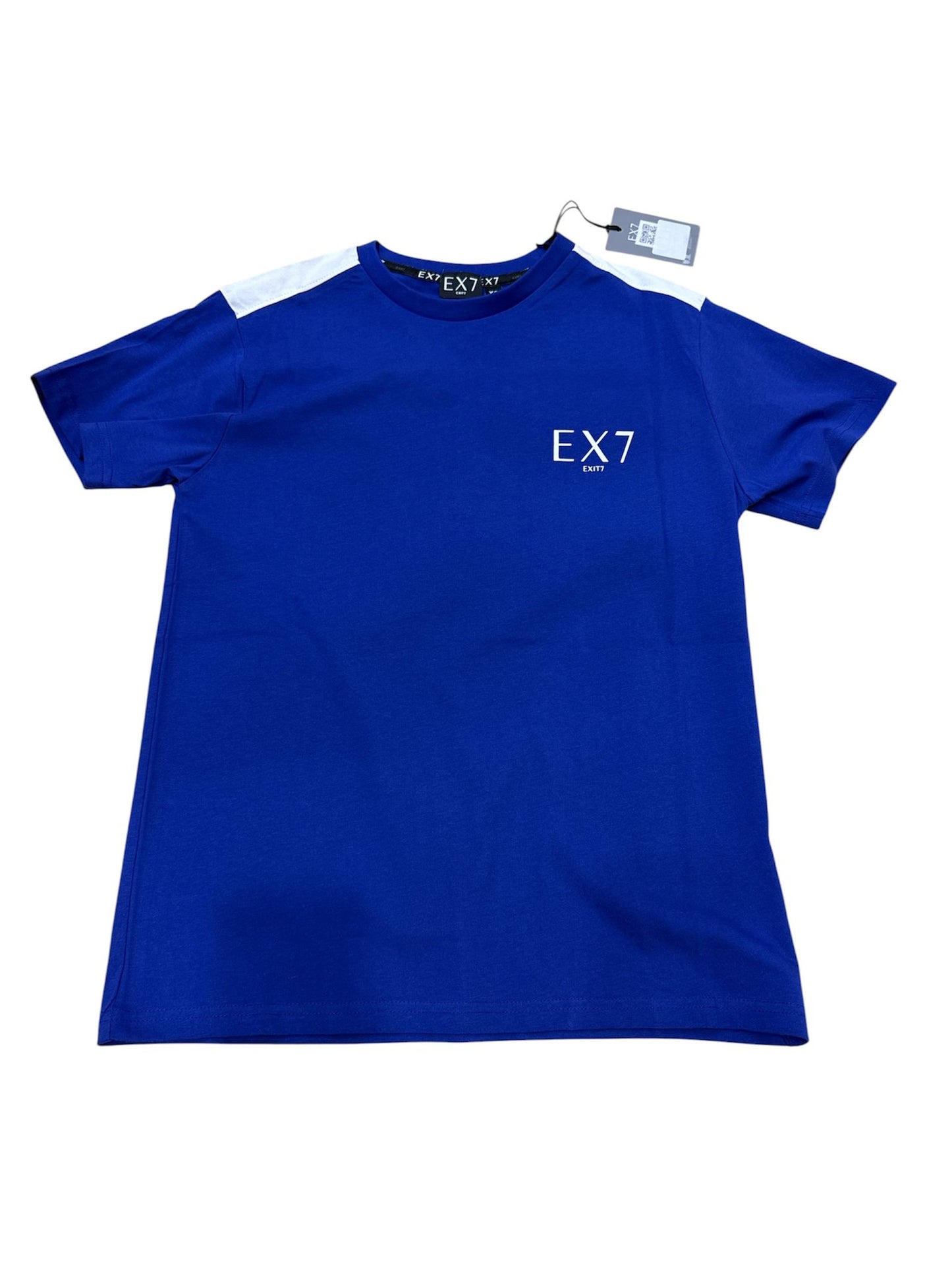 T-SHIRT EXIT logo in stampa besic striscia in spal