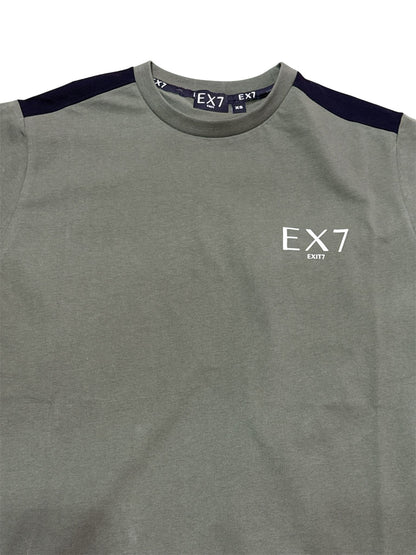T-SHIRT EXIT logo in stampa besic striscia in spal