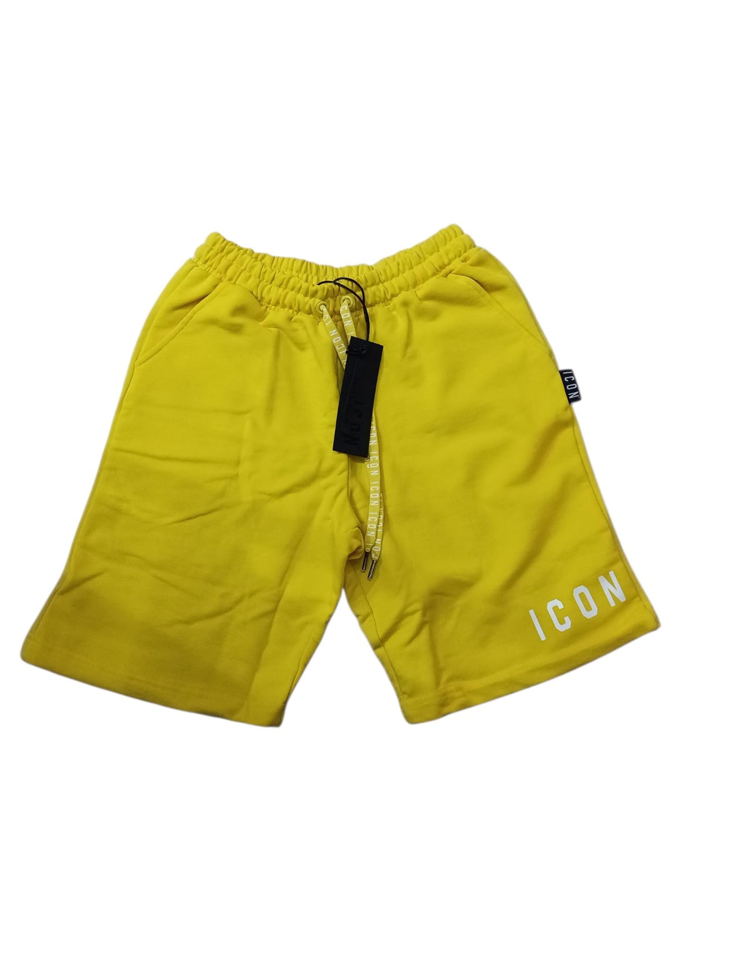 Bermuda gialli ICON con logo basso 24B
